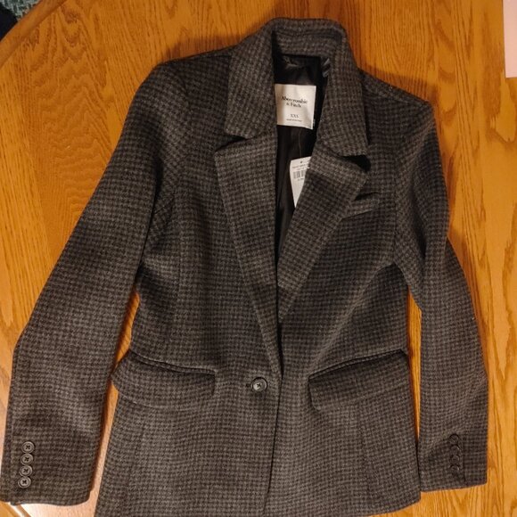 Oversized wool blazer/jacket (Abercrombie and Fitch, XXS) - Picture 1 of 4